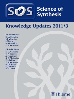 cover image of Science of Synthesis Knowledge Updates 2011 Volume 3
